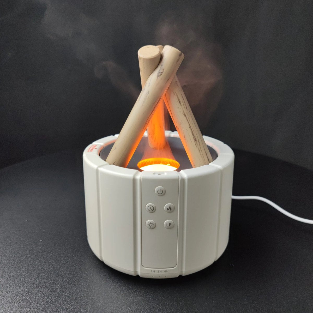 Kampvuur aroma diffuser - 7 kleuren incl. afstandsbediening